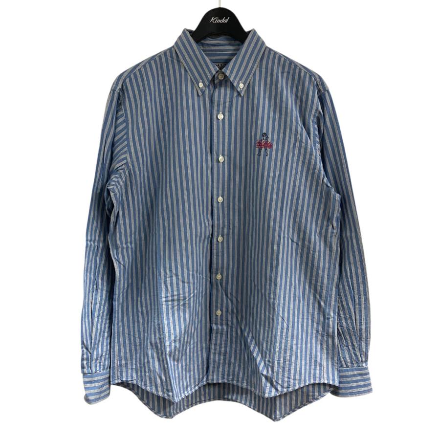 HYSTERIC GLAMOUR（ヒステリックグラマー） ストライプシャツ ブルー