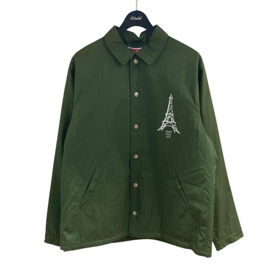 KENZO（ケンゾー） プリントナイロンジャケット グリーン サイズ：M