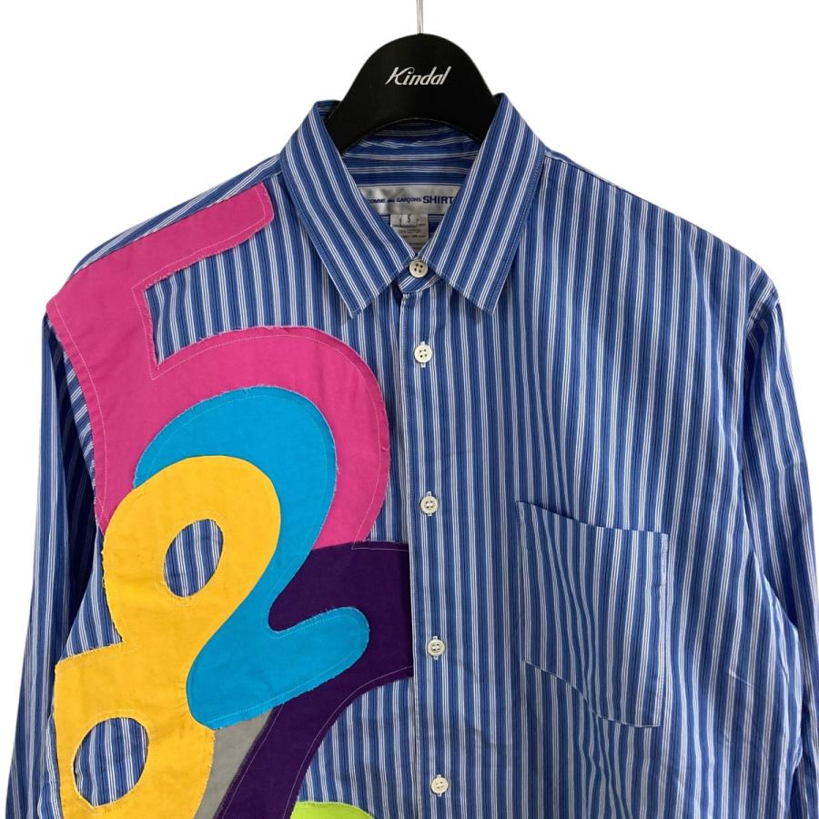 COMME des GARCONS SHIRT 【値下げ】COMME 糸染めコットンストライプ