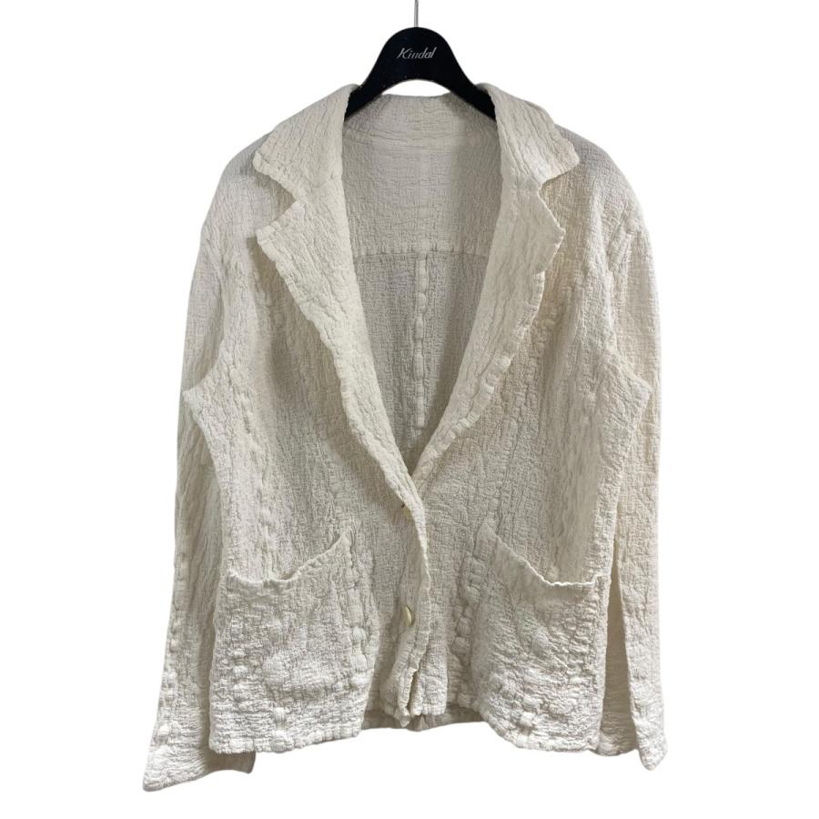 新品未使用 me ISSEY MIYAKE カリフラワージャケット 白 me ISSEY MIYAKE ミーイッセイミヤケ カリフラワージャケット ホワイト