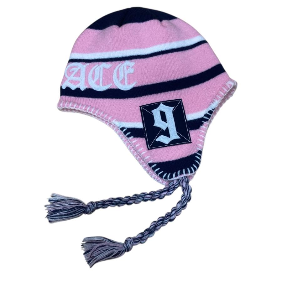 palace スカルプリント 紫ニット帽 PALACE ニット CAP palace スカルプリント 紫ニット帽 Palace