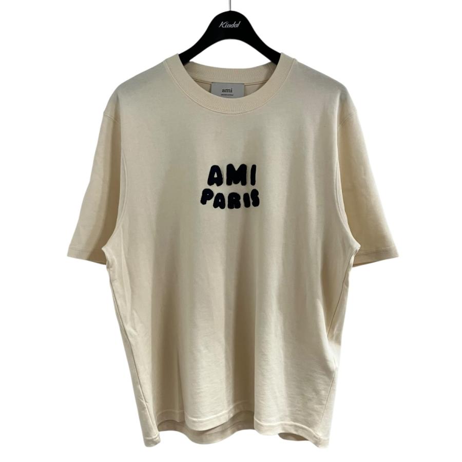アミパリス AMI PARIS ハートロゴ半袖Tシャツ カーキ サイズ：XS