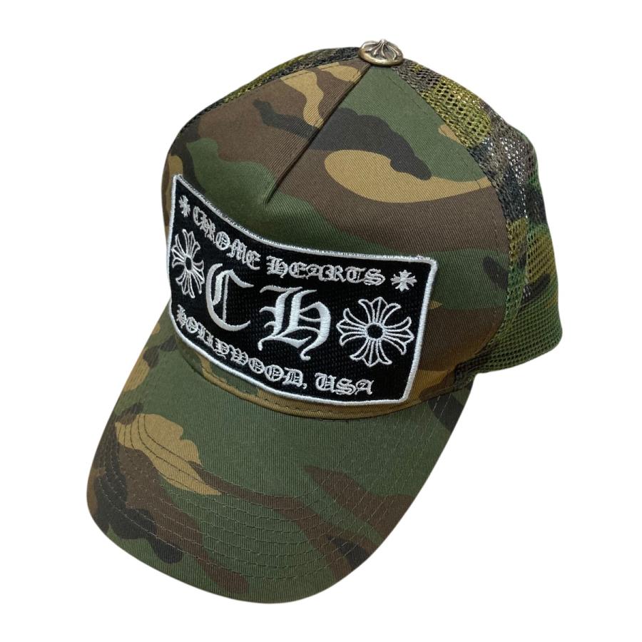 CHROME HEARTS（クロムハーツ） カモ柄CHトラッカーキャップ カーキ