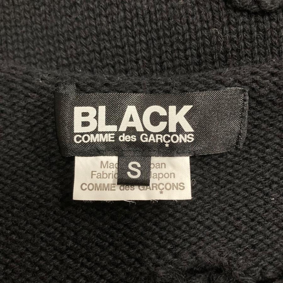 BLACK COMME des GARCONS ダメージ加工ニットセーターM Black Comme Des Garçons ダメージ セーター | ブラック | FARFETCH JP