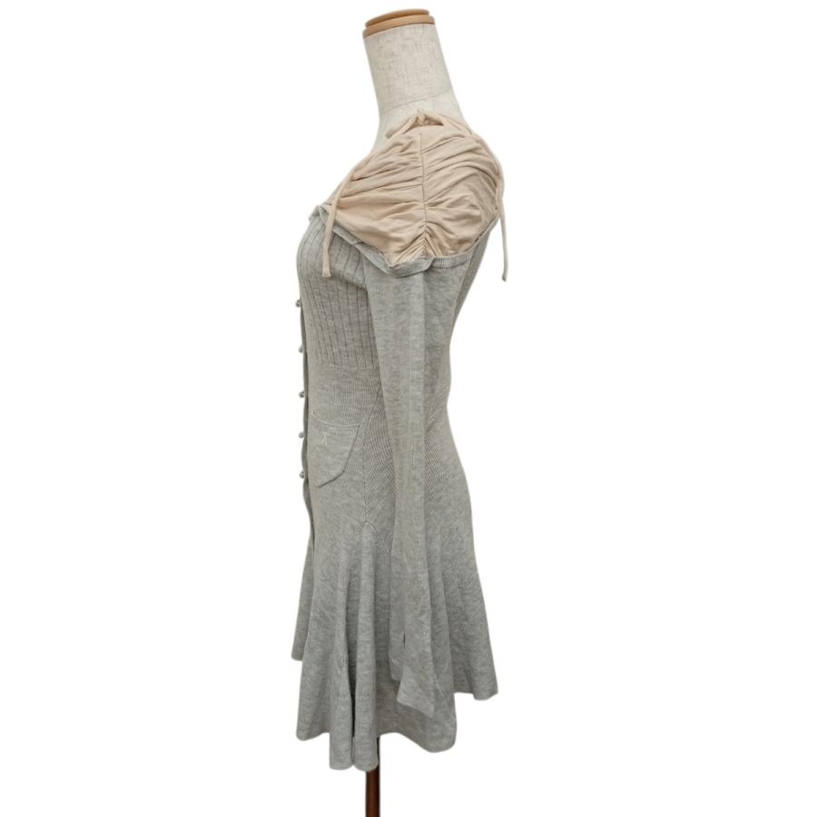 アンドマリー ANDMARY Helen knit flare mini dress ニットワンピース