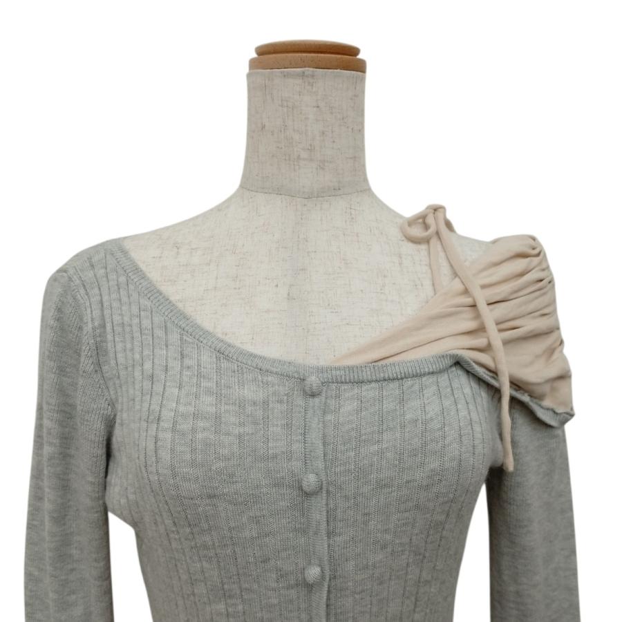 アンドマリー ANDMARY Helen knit flare mini dress ニットワンピース