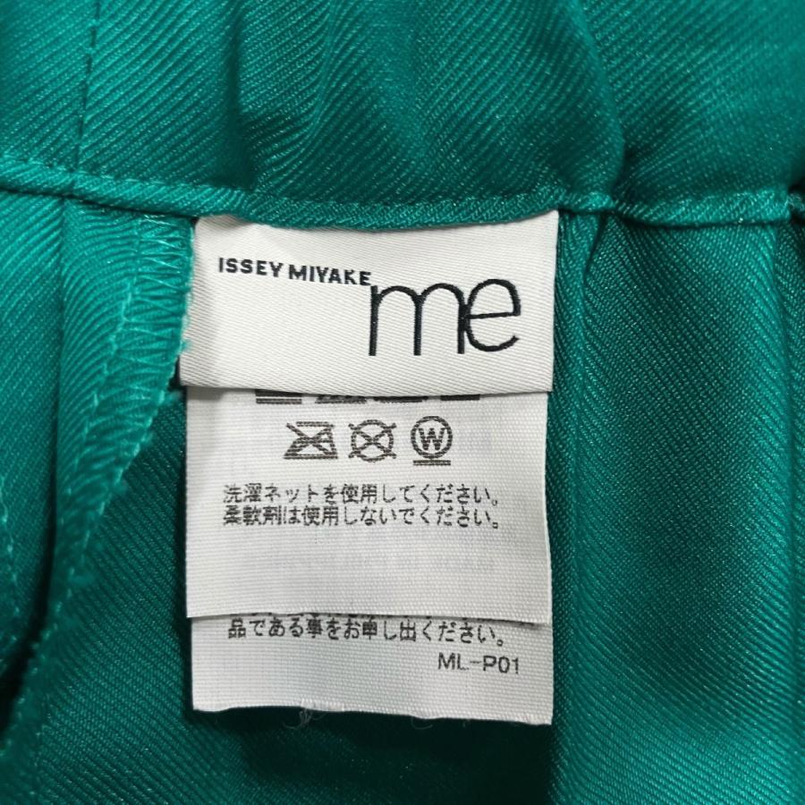 ＊美品＊イッセイミヤケ　me／プリーツ　グリーン me ISSEY MIYAKE 【値下げ】me プリーツパンツ グリーン サイズ