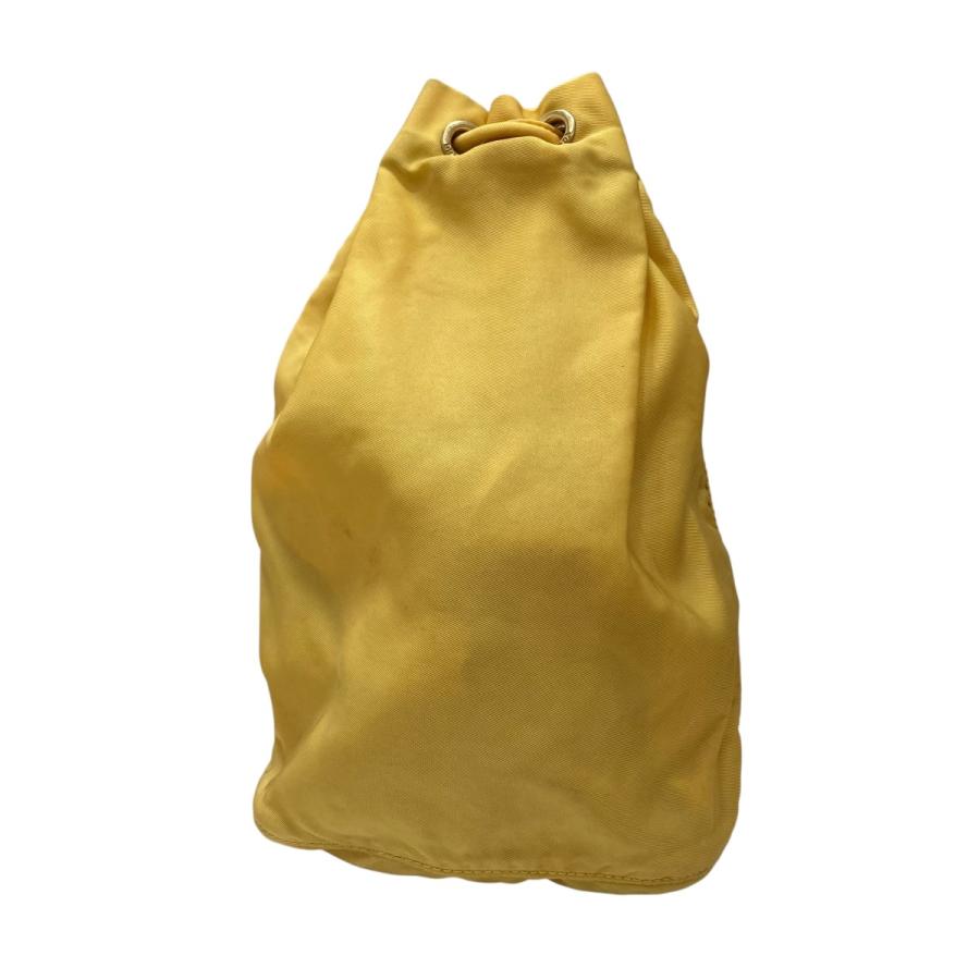 PRADA（プラダ） ナイロン巾着バッグ イエロー サイズ