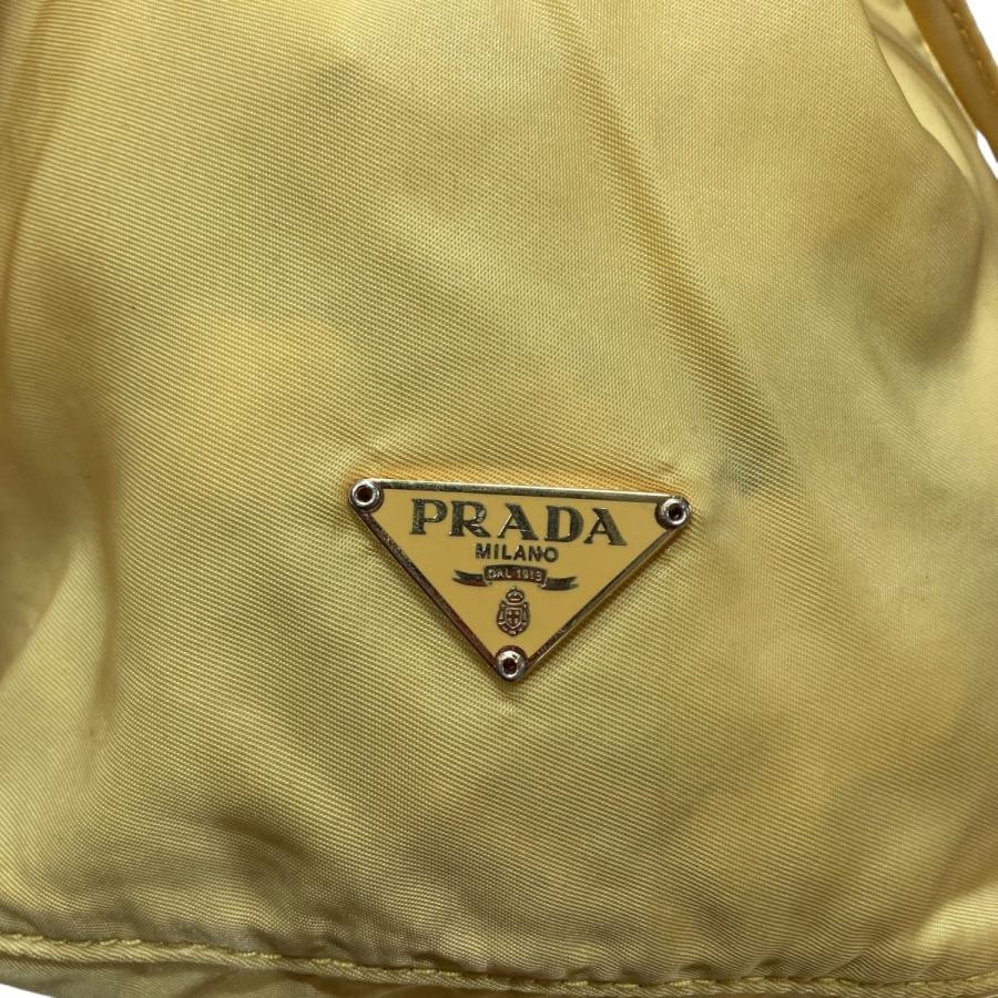 PRADA（プラダ） 【値下げ】PRADA ナイロン巾着バッグ イエロー サイズ