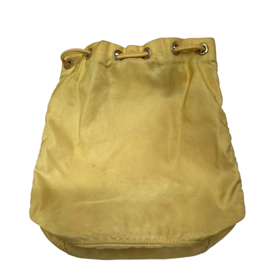 PRADA（プラダ） ナイロン巾着バッグ イエロー サイズ