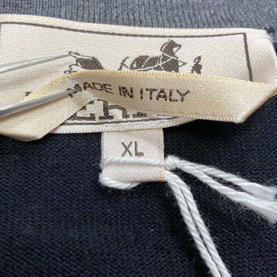 エルメス HERMES Hディテールクルーネックスウェット ネイビー サイズ：XL_5