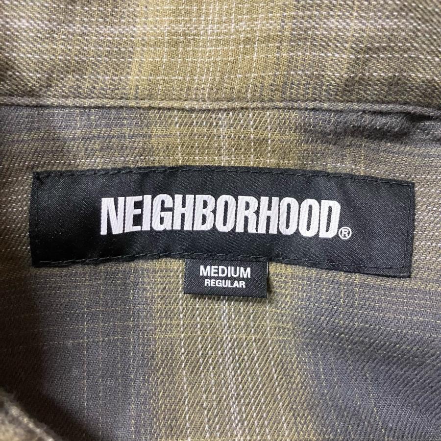 NEIGHBORHOOD（ネイバーフッド） オンブレチェックシャツ カーキ