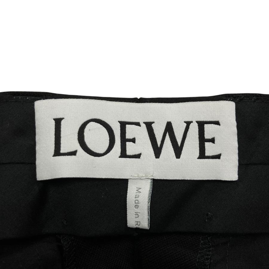 新品未使用　LOEWE ロエベ　ウールスラックス　33インチ　ビッグサイズ　黒 LOEWE（ロエベ） 【値下げ】LOEWE スラックスパンツ ブラック サイズ