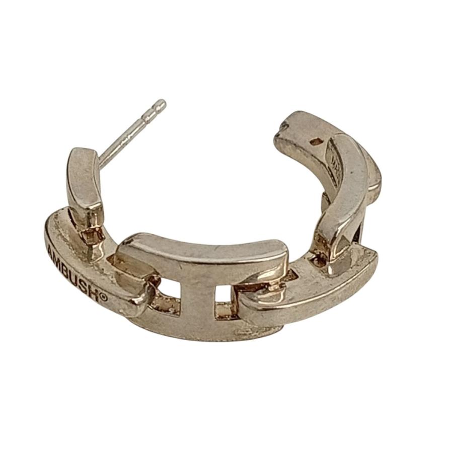 ambush シルバーピアス AMBUSH（アンブッシュ） チェーンデザインピアス シルバー