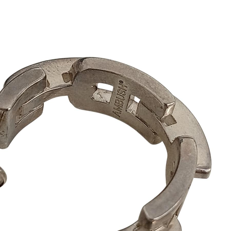 AMBUSH（アンブッシュ） チェーンデザインピアス シルバー 