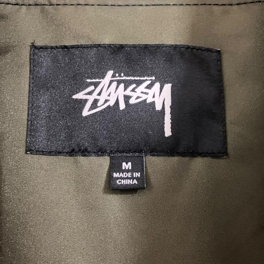 stussy ベロアジャケット　S STUSSY（ステューシー） ベロアジャケット ネイビー×カーキ サイズ：M