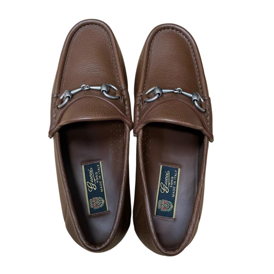 GUCCI ブラウン　ビットローファー 7 1/2 GUCCI（グッチ） ホースビットローファー ブラウン サイズ：7