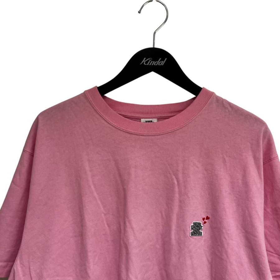 【専用】ブラックアイパッチ ロンＴ ピンク BlackEyePatch（ブラックアイパッチ） ロゴパッチTシャツ ピンク