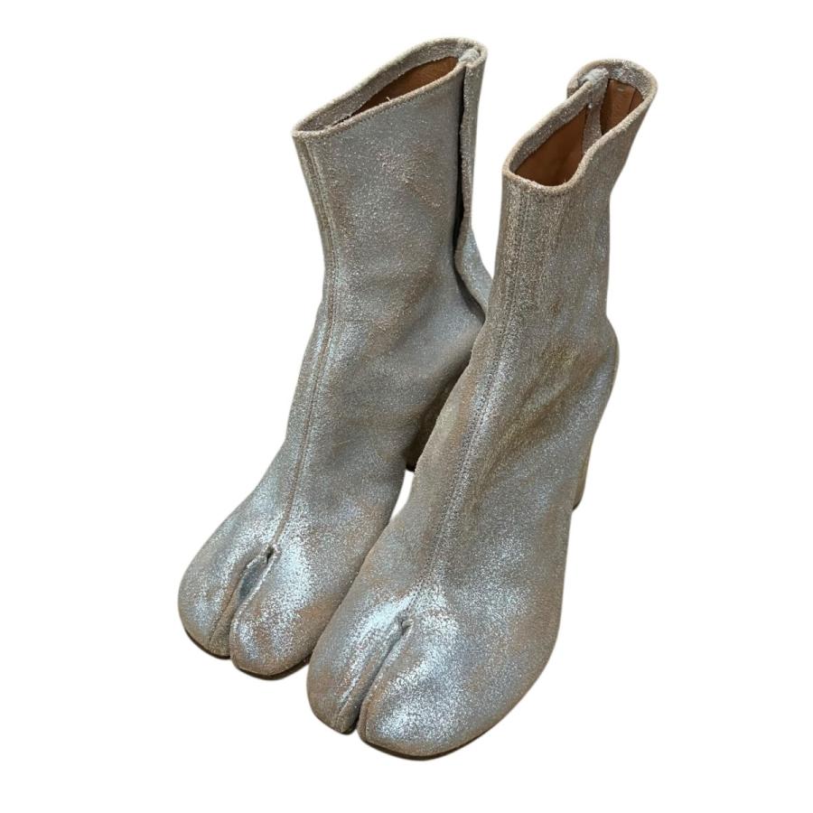 Maison Margiela（メゾンマルジェラ） 足袋ブーツ シルバー×ベージュ 