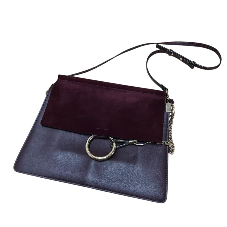 Chloé バーガンディ ショルダーバッグ Chloe バーガンディ 2WAY 