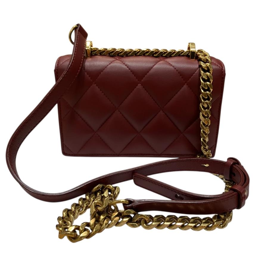 アレキサンダーマックイーン ALEXANDER McQUEEN ジュエルド サッチェル ショルダーバッグ バーガンディー サイズ：-_4