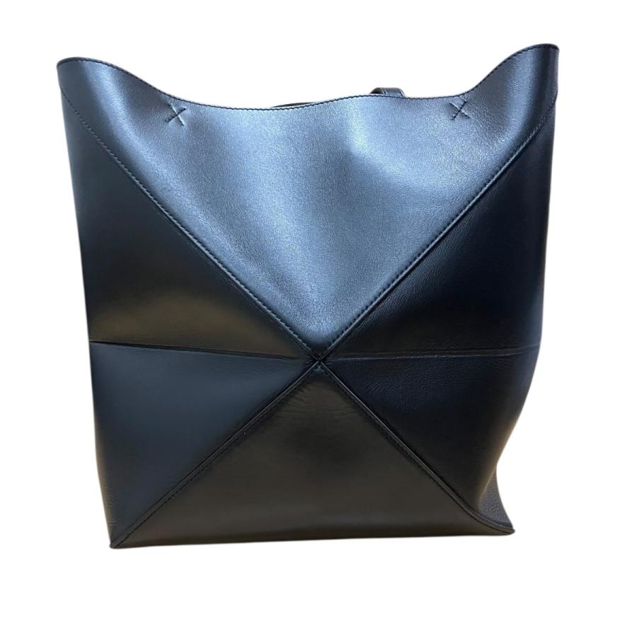 LOEWE（ロエベ） パズルフォルドトートバッグミディアム ブラック