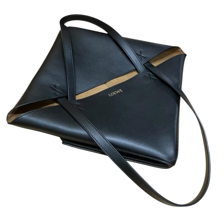 LOEWE（ロエベ） パズルフォルドトートバッグミディアム ブラック