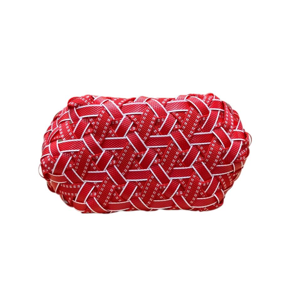 MARNI（マルニ） バスケットバッグ カゴバッグ レッド×ホワイト サイズ