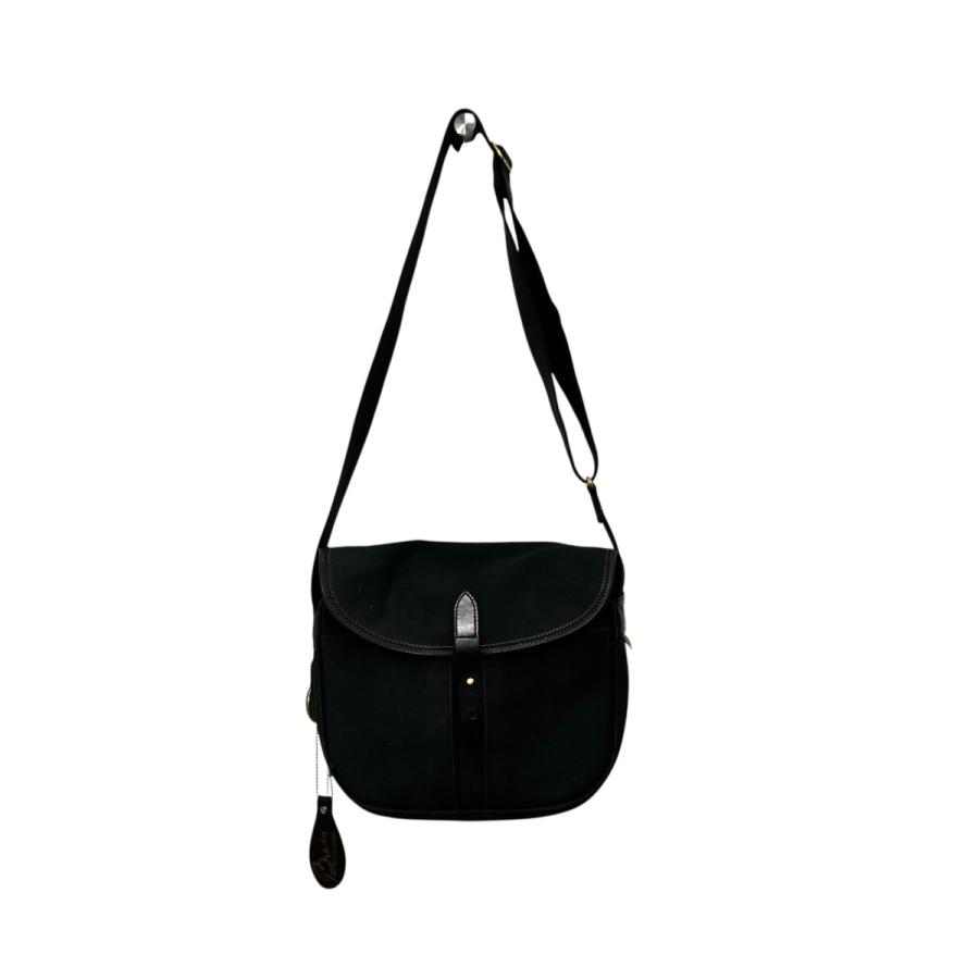 美品】BRADY STOUR ショルダーバッグ キャンバス レザー ブラック 楽天 