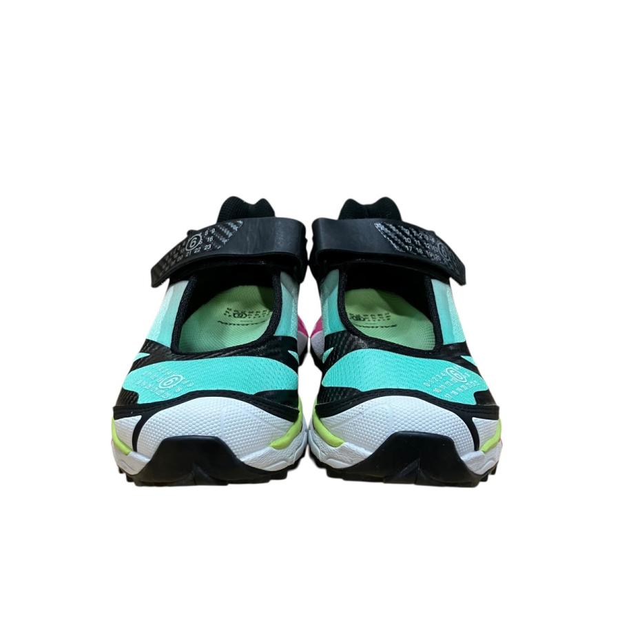 【値下げ】MM6 Maison Margiela×SALOMON スニーカー ミントグリーン×マルチカラー サイズ：22.0 (EC)_1