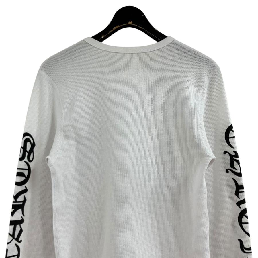 CHROME HEARTS ロゴ入り長袖カットソー ホワイト CHROME HEARTS（クロムハーツ） 【値下げ】CHROME HEARTS サーマル