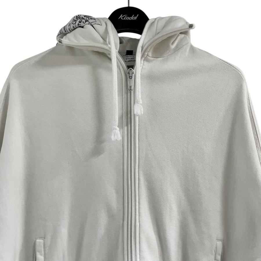 VETEMENTS ヴェトモン 長袖 バーコードパッチ スウェットパーカー M
