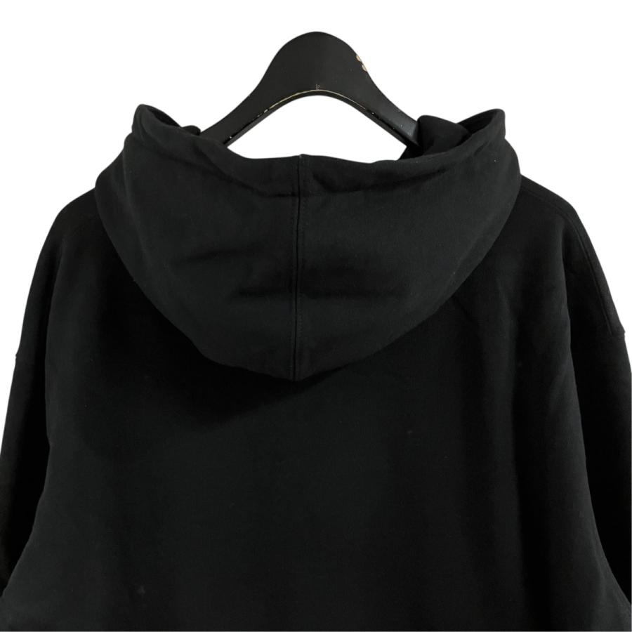 Supreme 袖ロゴ プルオーバーパーカー ブラック Supreme（シュプリーム） 【値下げ】Supreme クロスオーバーロゴ