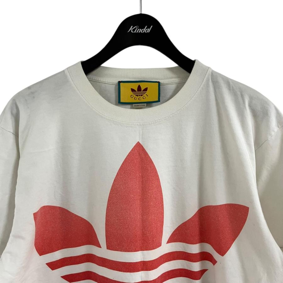 GUCCI（グッチ） グッチ×アディダス GUCCI×adidas ロゴプリントTシャツ