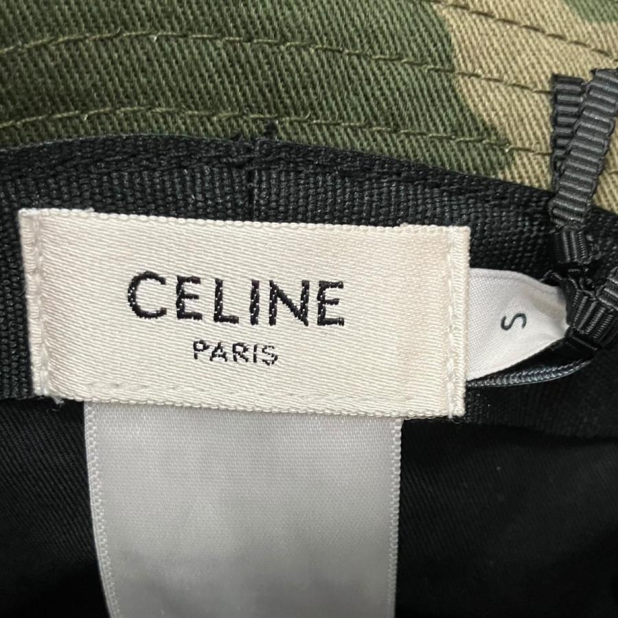 CELINE（セリーヌ） カモフラ バケットハット カーキ サイズ：S
