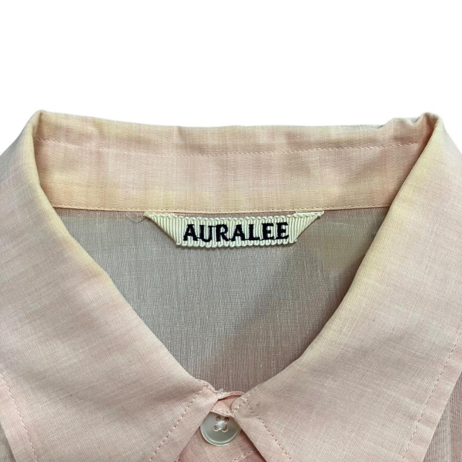 AURALEE（オーラリー） 半袖シャツ ピンク サイズ：3 : カインドオル