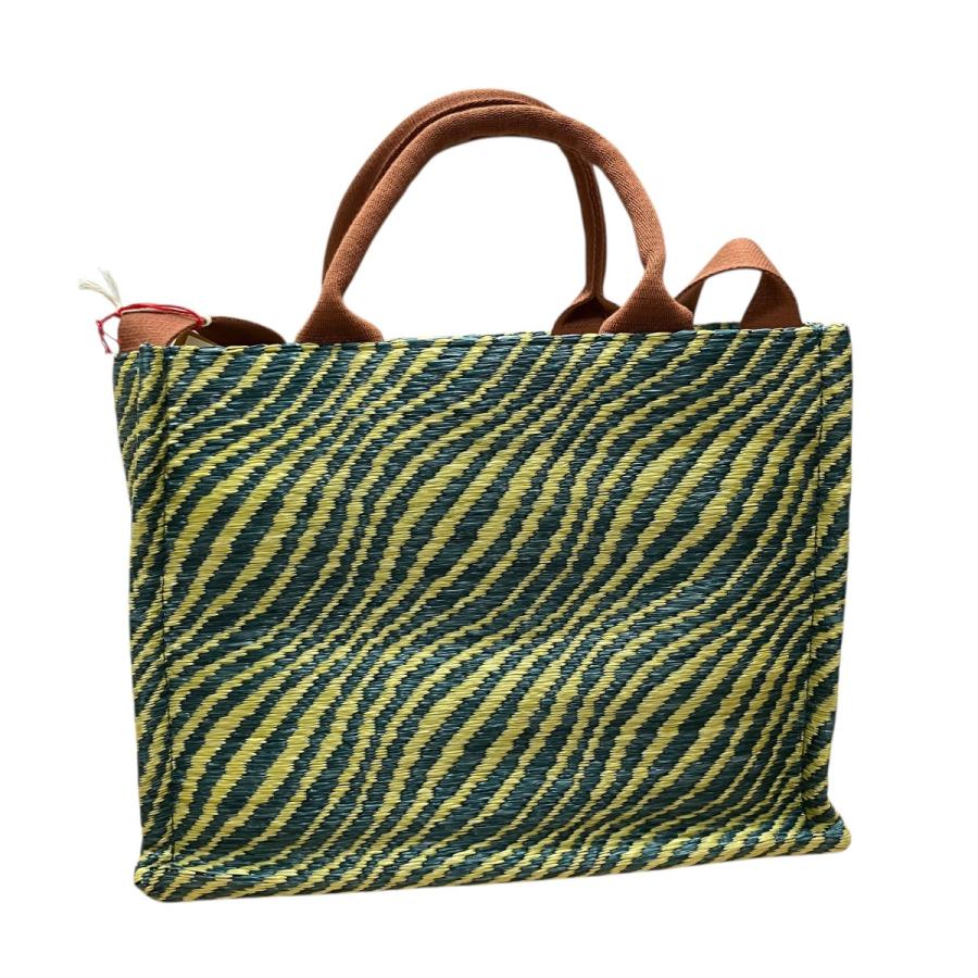 MARNI（マルニ） MARNI 2WAYトートバッグ ブルー×イエロー サイズ