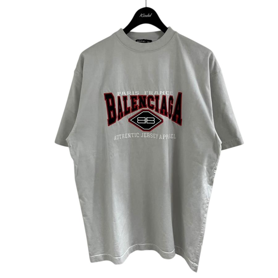 BALENCIAGA（バレンシアガ） ロゴTシャツ ライトグレー サイズ：XXS 