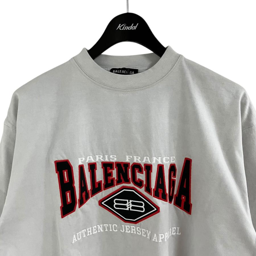 BALENCIAGA（バレンシアガ） ロゴTシャツ ライトグレー サイズ：XXS 