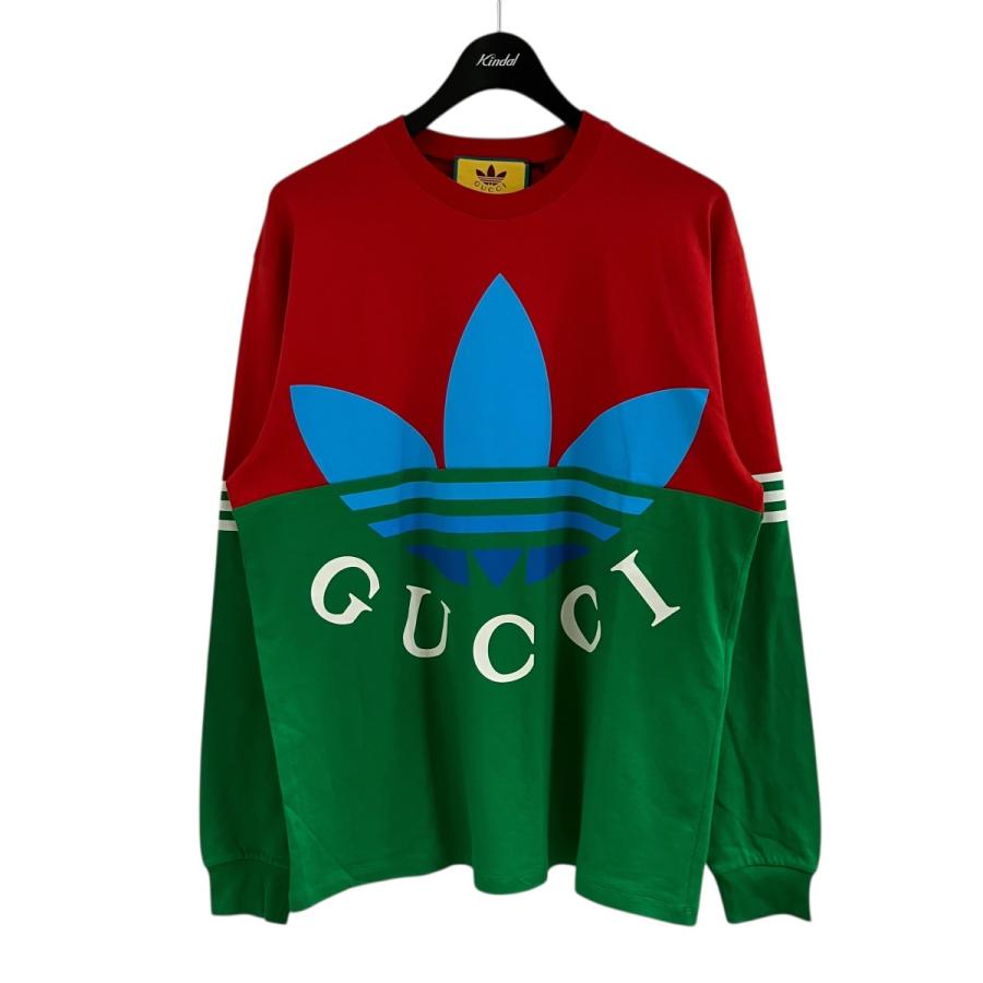 GUCCI（グッチ） グッチ×アディダス GUCCI×adidas ロゴロングスリーブT 