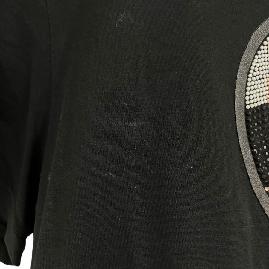 FENDI（フェンディ） ラガーフェルド ストーンロゴビジュー Tシャツ