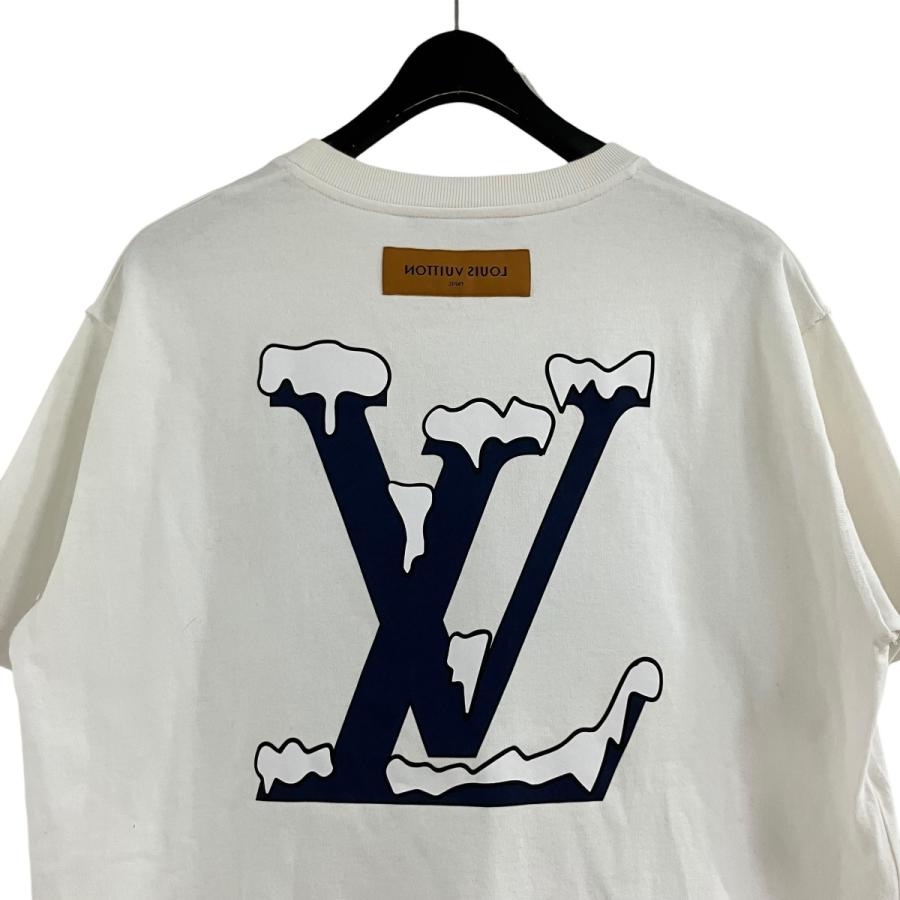 LOUIS VUITTON（ルイ・ヴィトン） プリントTシャツ ホワイト×ネイビー