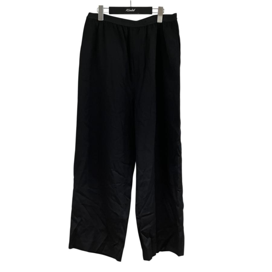 BALENCIAGA（バレンシアガ） ウエストロゴスラックスワイドパンツ 
