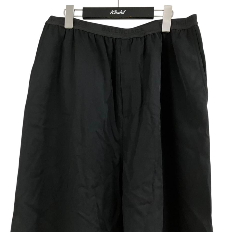 BALENCIAGA（バレンシアガ） ウエストロゴスラックスワイドパンツ 