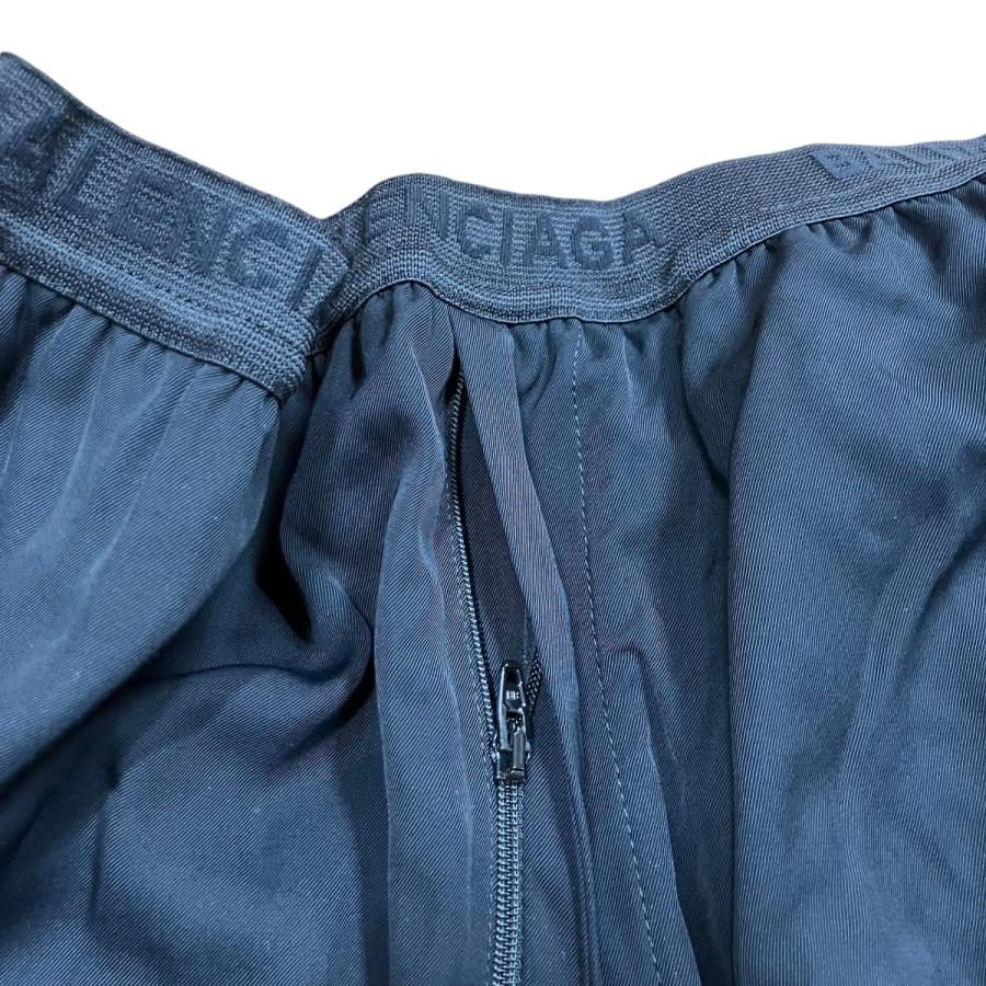 BALENCIAGA（バレンシアガ） ウエストロゴスラックスワイドパンツ 