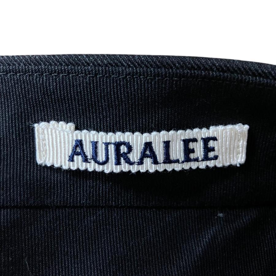AURALEE（オーラリー） ウールシルク ストライプスラックスパンツ