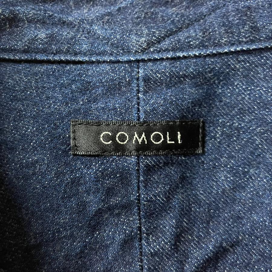comoli デニムシャツ　サイズ3 インディゴ COMOLI（コモリ） デニムシャツ インディゴ サイズ：3 : カインドオル