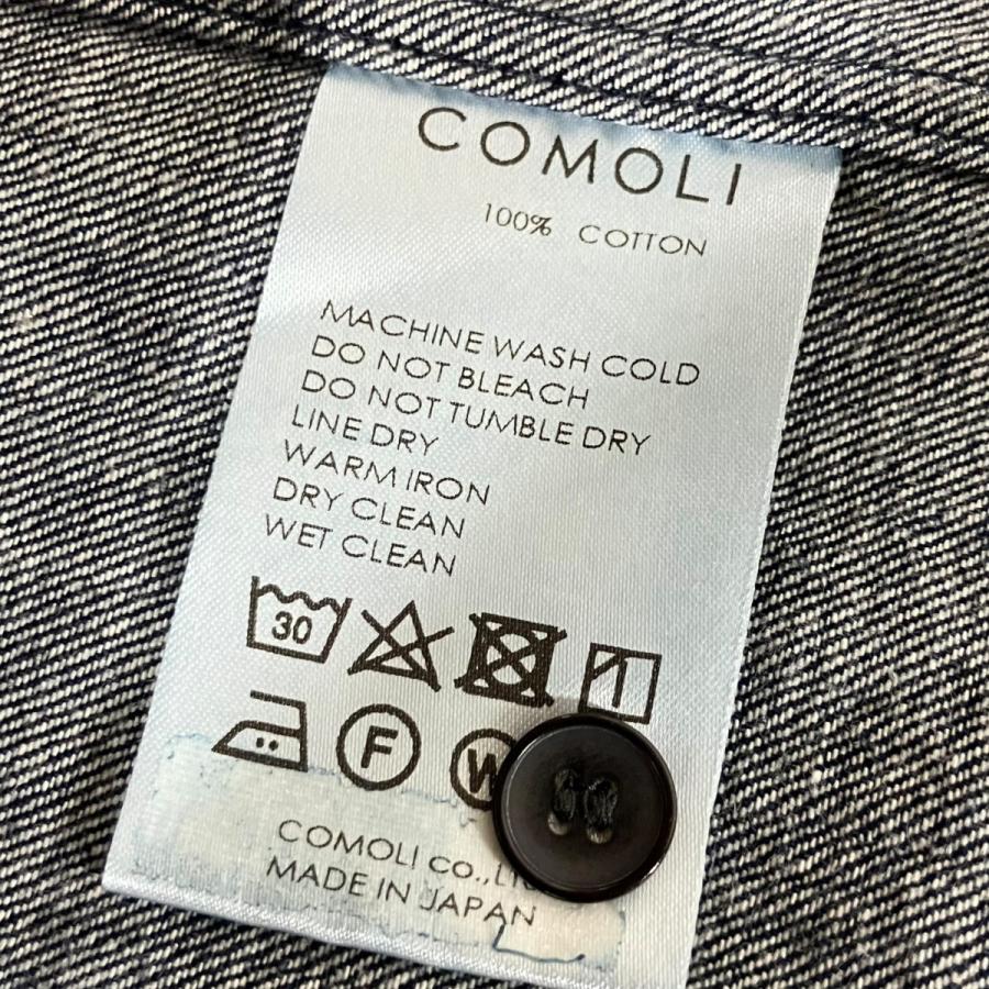COMOLI（コモリ） デニムシャツ インディゴ サイズ：3 : カインドオル