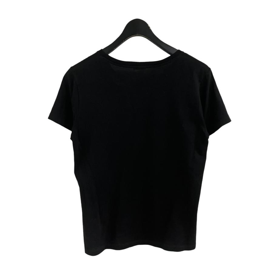 CELINE（セリーヌ） ロゴプリントTシャツ ブラック×ホワイト サイズ：M