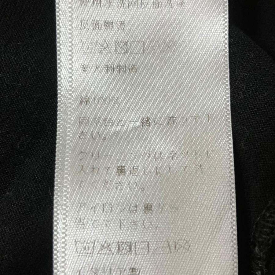 CELINE（セリーヌ） ロゴプリントTシャツ ブラック×ホワイト サイズ：M